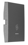 Kryt přístrojů s průhledem, symbol ventilátor, antracit