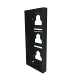 Kryt pro povrch. montáž 3násobný ULTRA 110x298x35mm, černý