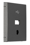 Kryt průchozí USB zásuvky, antracit