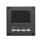 Kryt termostatu pro topení/chlazení, digitální, antracit