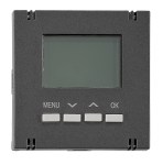 Kryt termostatu pro topení, digitální, antracit
