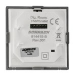 Kryt termostatu pro topení, digitální, antracit