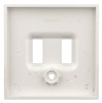 Kryt USB zásuvky dvojité, bílý