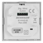 Kryt žaluziového ovladače, digitální, stříbrný