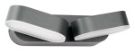 LEA LED Double 13W 600lm 3000K IP54 antracit