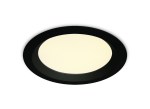 Lecce LED 20W 1500lm 3K-4K-6K UGR<19 230V IP44 černá