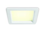 Lecce SQ LED 10W 1100lm 3-4-6K UGR<19 230V IP44 bílá