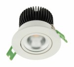 LED Downlight 68 8,5W CRI 97 Dim to warm, swivelling, white
