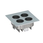 LED-EINBAUL/4 ČERNÁ 3000K 'MIZATA'