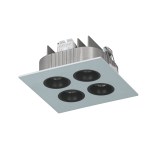 LED-EINBAUL/4 ČERNÁ 3000K 'MIZATA'