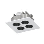 LED-EINBAUL/4 STŘÍBRNÁ 3000K 'MIZATA'