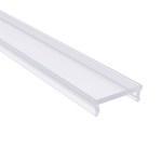 LED LINE20 PMMA plochý kryt čirý, L-3020 Š-17,8 V-5,2