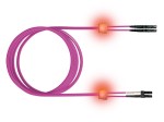 LED optický patchkabel duplexní, LCD/E2000, 50/125 OM4, 5m