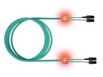 LED optický patchkabel duplexní, SCD/SCD, 50/125 OM3, 10m
