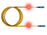 LED optický patchkabel simplexní, SC/SC, 9/125 OS2, 10m