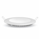 LED Premium Panel Downlight 6W - kruhové 3000K, 400lm, 120°