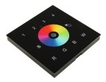 LED RF WiFi Controller Touch RGBW - 4 Zonen - Schwarz