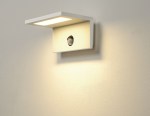 LED SENSOR WL, LED venkovní nást.svítidlo, IP44, bílá, 3000K