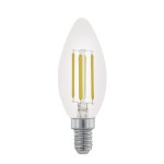 LM-E14-LED FILAMENT Candle- 4W/350lm 2700K 1STK - stmív.