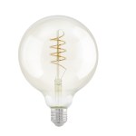 LM-E27-LED GLOBE G125 jantarové sklo 4W/270Lm 2200K