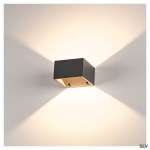 LOGS nastenna antracit 230V/480mA LED 8W IP44 3000K