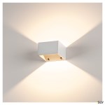 LOGS nastenna bila 230V/480mA LED 8W IP44 3000K