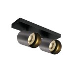 Luice GU10 2x10W 220-240V IP20 metal grey