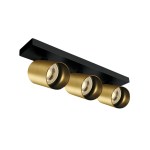 Luice GU10 3x10W 220-240V IP20 brushed brass