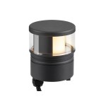 M-POL S Polehead 11W,285/310lm,927/930,IP65,antracit