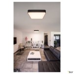 MEDO 60 SQUARE LED, stropní svítidlo, černá, 1-10V, 3000K