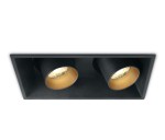 Merek LED 2x11W, 2x820lm, 3000K, 230V, IP20, 38°, black