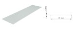 Mikroprismatischer Einschub MF Transparent 2m