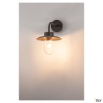 MOLAT E27 Outdoor Wall luminaire, anthracite, max. 60W, IP44