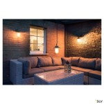 MOLAT, outdoor závěsné světlo, E27, antracit, max. 60W, IP44