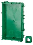 montážní krabice zapuštěná pro 2 moduly 118x207x55mm