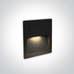 Moon Q LED 3W, 300lm, 3000K, 100-240V, IP65, black