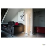 MOUNTING PLATE, indoor, white, with clear cable