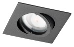 My68 výklopné vestavné svítidlo výřez 68mm hranaté, černá