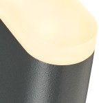 NAOS LED Medium Up/Down 13W 650lm 3000K IP54 antracit