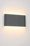 NAOS LED Medium Up/Down 13W 650lm 3000K IP54 antracit