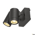 Nástěnné svítidlo HELIA, antracit, 2x8W LED, 3000K