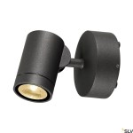 Nástěnné svítidlo HELIA, antracit, 8W LED, 3000K