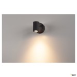 Nástěnné svítidlo HELIA, antracit, 8W LED, 3000K