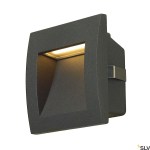 Nástěnné vestavné svítidlo DOWNUNDER OUT LED S, antracit