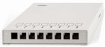 Nástěnný patchpanel pro max.8 modulů SFA/SFB, RAL 7035