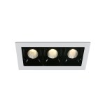 Nate LED 3x160lm 3000K 30° 700mA Dim IP20 white
