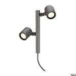 NEW MYRA 2 lamp head, anthracite, 2x GU10, max. 2x4W, IP44