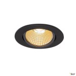 NEW TRIA kulaté, černá, 1800-3000K, 7.2W