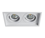 Noel-S/A2 2x50W GU10 MR16, 100-240V, IP20, weiß