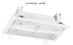 Nouz. sv. PM ERT-LED 6x1W AC/DC adresným dohledováním, strop